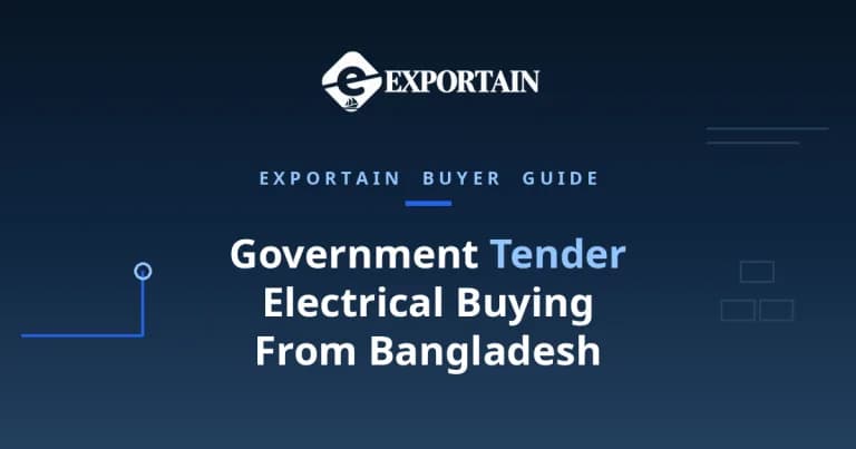 Navy title card: Government Tender Electrical Buying From Bangladesh, tender guide for buyers