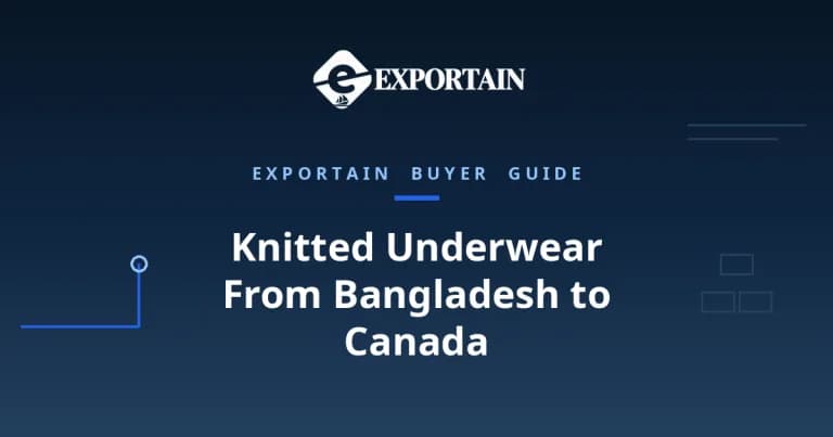 Navy title card: Knitted Underwear From Bangladesh to Canada