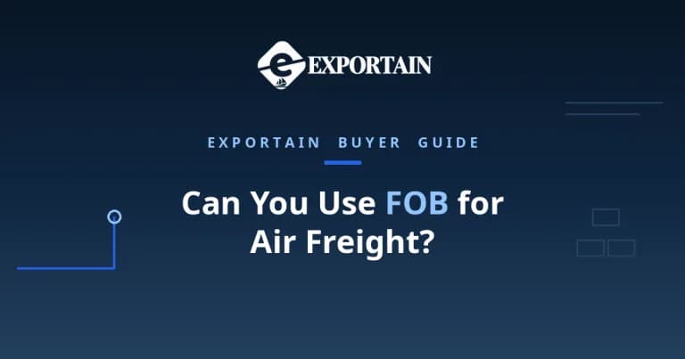 Navy title card: Can You Use FOB for Air Freight, with FOB ruled out for air cargo