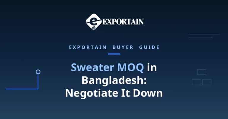 Navy title card: Sweater MOQ in Bangladesh, gauge, dye lots and negotiation levers