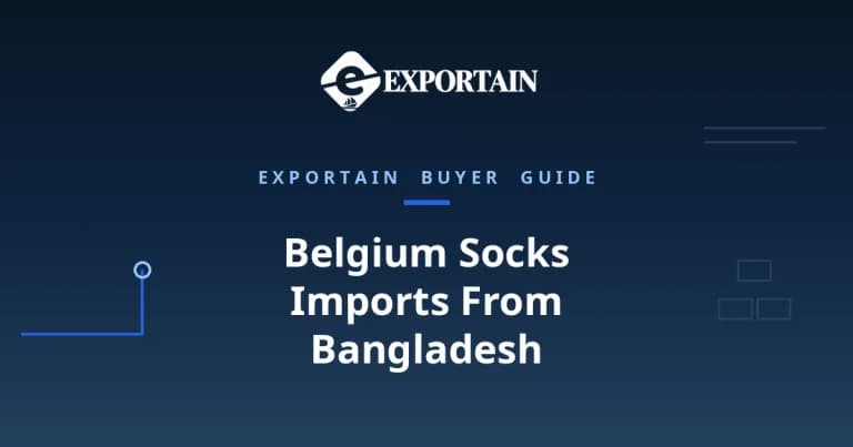 Navy title card: Belgium Socks Imports From Bangladesh