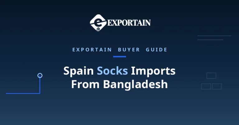 Navy title card: Spain socks imports from Bangladesh, Barcelona entry, EBA duty and IVA