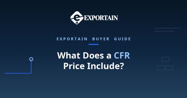 Navy title card: What Does a CFR Price Include, with a ship loading line
