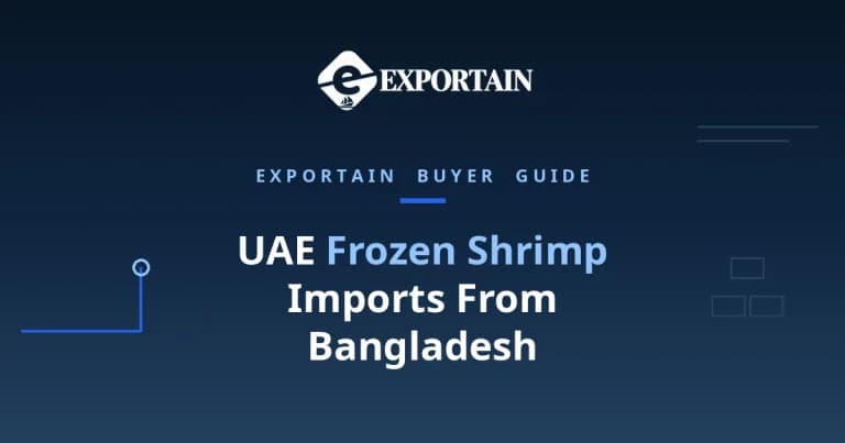 Navy title card: UAE Frozen Shrimp Imports From Bangladesh