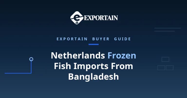 Navy title card: Netherlands Frozen Fish Imports From Bangladesh