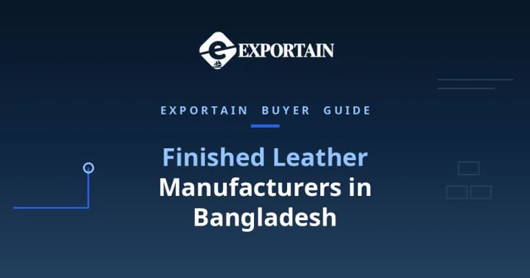 Navy title card: Finished Leather Manufacturers in Bangladesh, seven tests