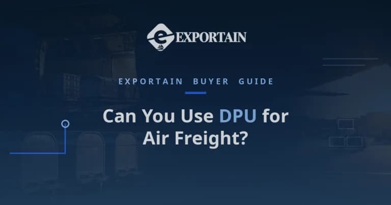 Can You Use DPU for Air Freight – air cargo containers being unloaded from a cargo aircraft at golden hour