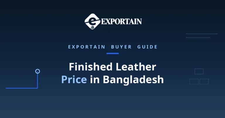 Navy title card: Finished Leather Price in Bangladesh, FOB cost breakdown guide