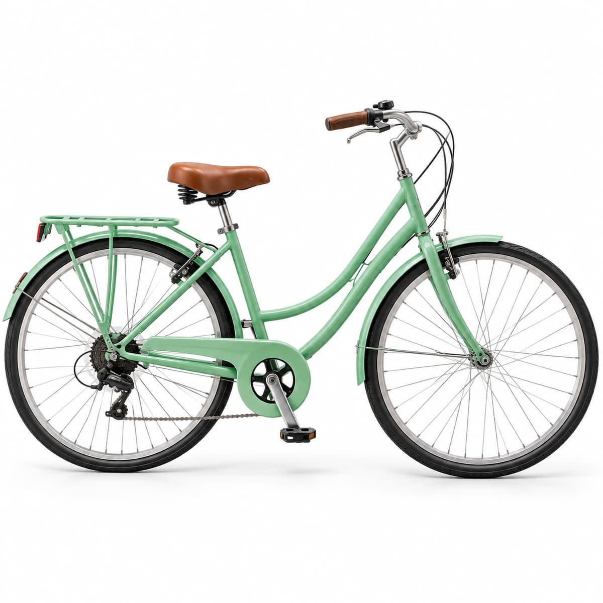 City Bicycle 26 Inch, Steel Frame, 7-Speed